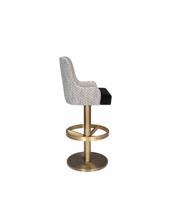 Tylia Bar Stool, Brass