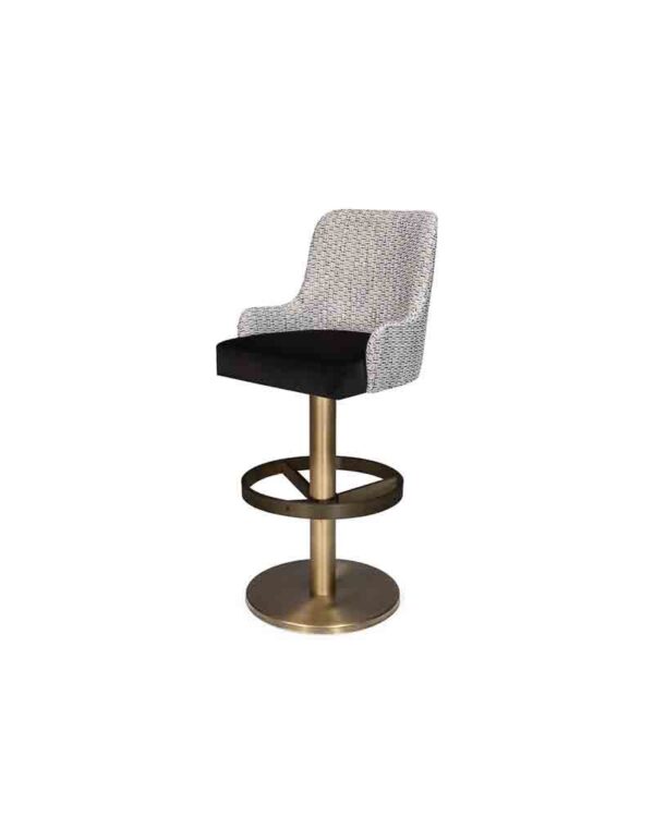 Tylia Bar Stool, Brass