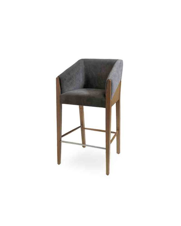 Harry Wood Barstool