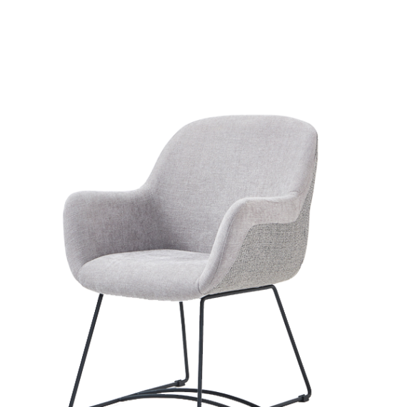 Samy Armchair Metal Base