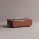 RECTANGLE, LG - Maroon