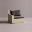 AION LEFT EDGE - Cream Plain Anthracite