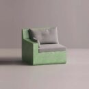 AION LEFT EDGE - Green Plain Gray