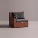 AION LEFT EDGE - Maroon Plain Anthracite