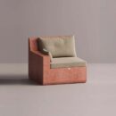 AION LEFT EDGE - Red Plain Beige