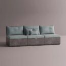 AION MODULE - Anthracite Plain Light Green