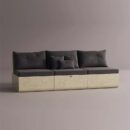 AION MODULE - Cream Plain Anthracite