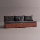 AION MODULE - Maroon Plain Anthracite