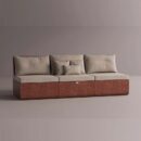 AION MODULE - Maroon Plain Beige