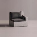 AION RIGHT EDGE - Gray Plain Anthracite