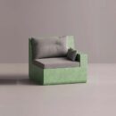 AION RIGHT EDGE - Green Plain Gray