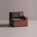 AION RIGHT EDGE - Maroon Plain Anthracite