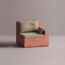 AION RIGHT EDGE - Red Plain Beige