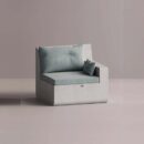 AION RIGHT EDGE - White Plain Light Blue