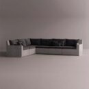 AION SECTIONAL - Gray Plain Anthracite