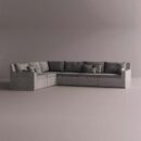 AION SECTIONAL - Anthracite Plain Gray Green