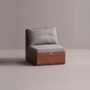 AION SINGLE - Maroon Plain Gray