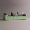 AION SOFA - Green Plain Gray