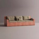 AION SOFA - Red Plain Beige