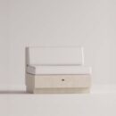 ANGELIA ARMLESS - Cream Plain White