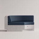 ANGELIA CORNER - White Plain Denim