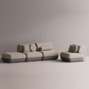 ELEKTRA SET - Anthracite Plain Beige