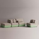 ELEKTRA SET - Green Plain Beige