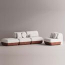 ELEKTRA SET - Maroon Plain White