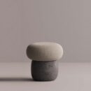 EOS STOOL - Anthracite Plain Beige
