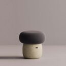 EOS STOOL - Cream Plain Anthracite