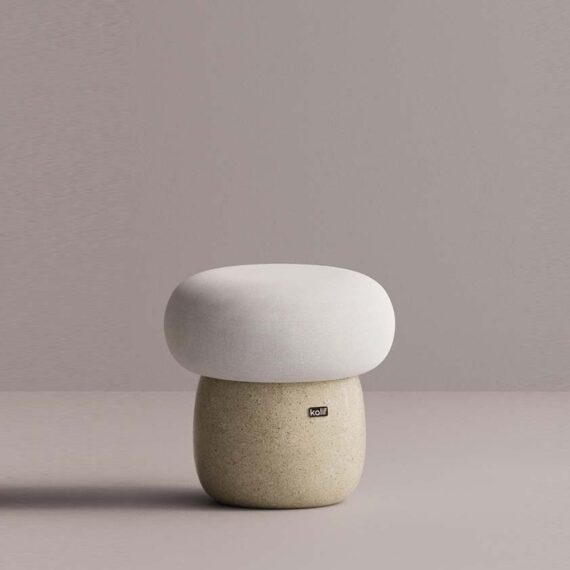 EOS STOOL - Cream Plain White