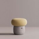 EOS STOOL - Gray Plain Mustard