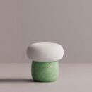 EOS STOOL - Green Plain White