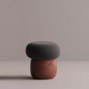 EOS STOOL - Maroon Plain Anthracite