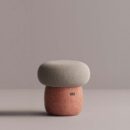EOS STOOL - Red Plain Beige