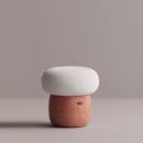 EOS STOOL - Red Plain White