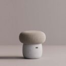 EOS STOOL - White Plain Beige