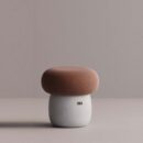 EOS STOOL - White Plain Terracotta
