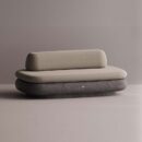 ESHU LOVESEAT - Anthracite Plain Beige