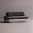 ESHU LOVESEAT - Gray Plain Anthracite