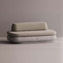 ESHU LOVESEAT - Gray Plain Beige