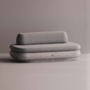 ESHU LOVESEAT - Gray Plain Gray