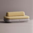 ESHU LOVESEAT - Gray Plain Mustard