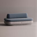 ESHU LOVESEAT - Gray Plain Slate