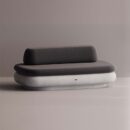 ESHU LOVESEAT - White Plain Anthracite