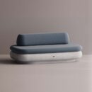 ESHU LOVESEAT - White Plain Slate