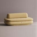 ESHU LOVESEAT - Yellow Plain Mustard