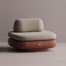 ESHU MODULE - Maroon Plain Beige