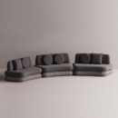HEGEMONE 3 PC SECTIONAL - Anthracite Plain Anthracite