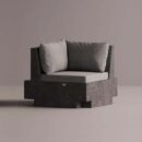 HELIOS CORNER - Anthracite Plain Gray